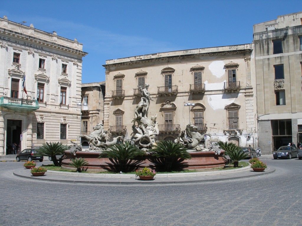 Piazza Archimede a siracusa