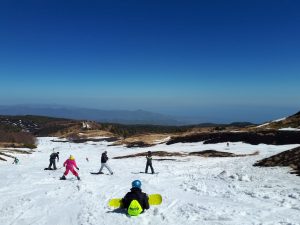 etna in inverno