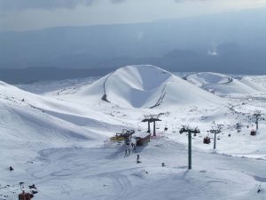 etna in inverno