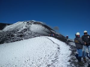 etna in inverno