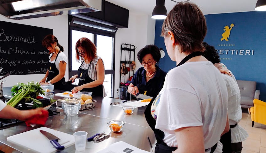 Un corso di cucina base a Catania