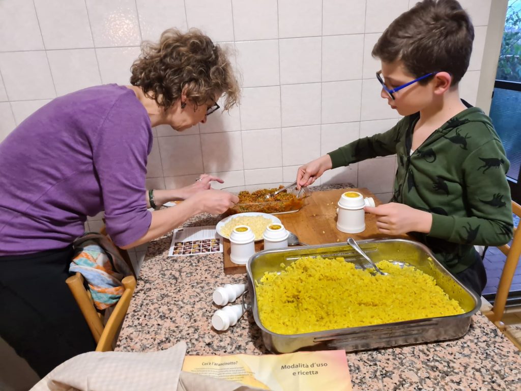 arancino preparato in casa