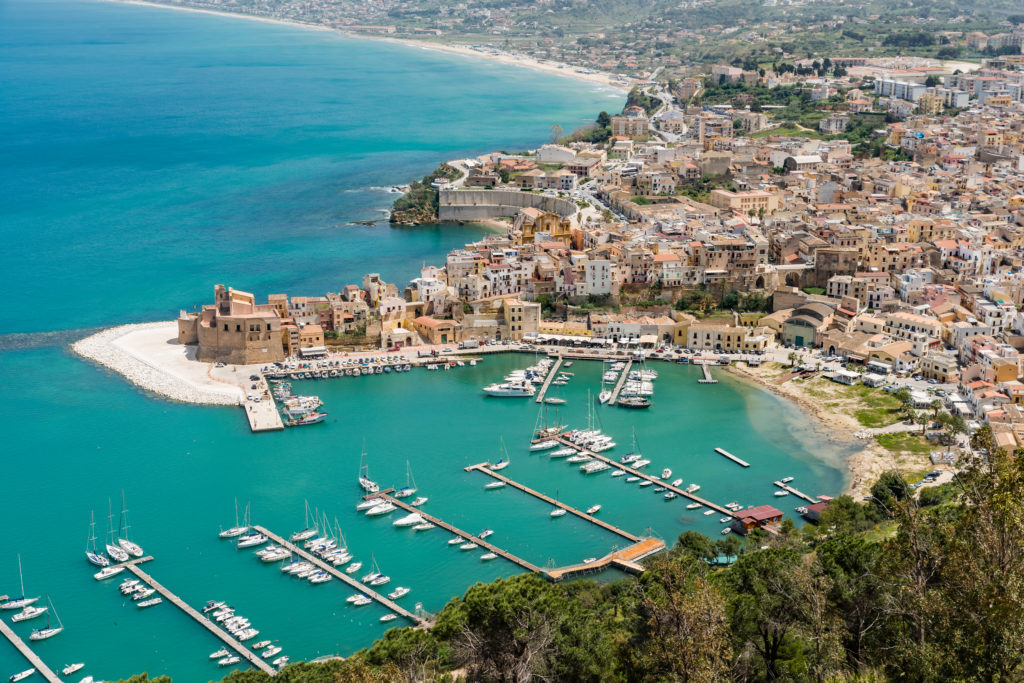 Castellammare del golfo località siciliana vicino Palermo