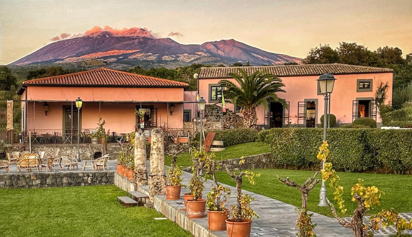 Wine tasting on Etna Volcano