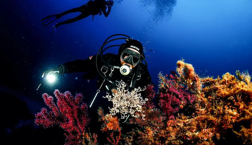 Marettimo Diving Center Sommer Aktivurlaub Scuba Diving Trip Marsala