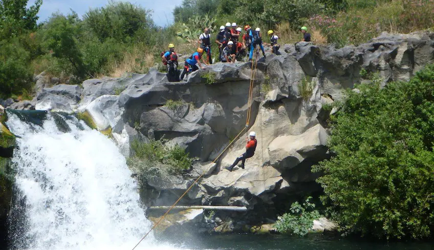 Sport & Abenteuer - Urlaub in Sizilien - Canyoning