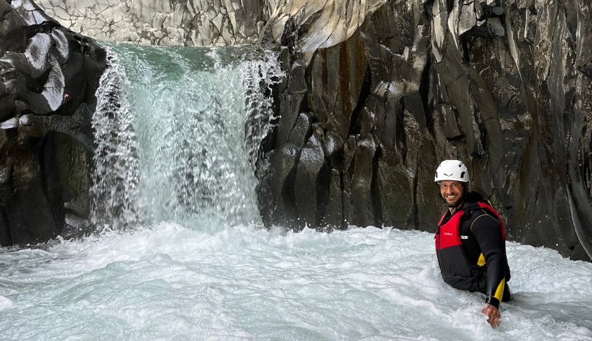 Alcantara Gorge Sizilien